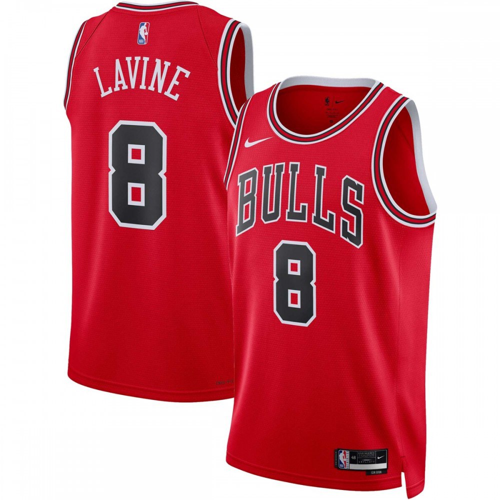 Zach LaVine Chicago Bulls Unisex 2022/23 Swingman Jersey - Icon Edition - Red-Pro Kit Vault | Brand New 26/27 Sports Jerseys